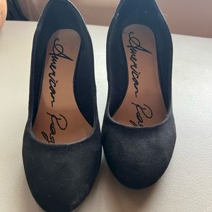 Black American Range pumps